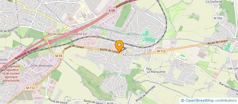 localisation de l'entreprise TSB PATRIMOINE  MONTRABE