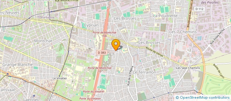 localisation de l'entreprise TSBG SERVICES  BRON