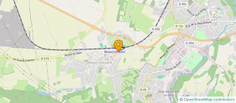 localisation de l'entreprise TSBTP  BEAUCROISSANT