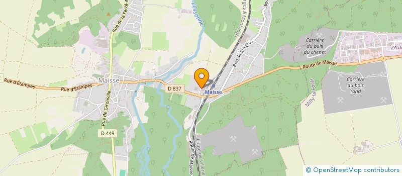 localisation de l'entreprise TSC BATI PRO SERVICES à MAISSE