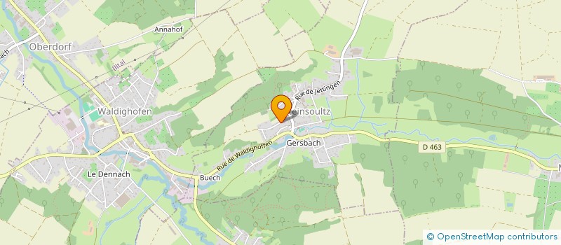 localisation de l'entreprise TSCHAN  WALDIGHOFEN