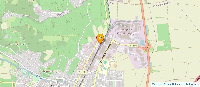 localisation de l'entreprise TSCHOEPPE CREATION STRASBOURG SUD  OBERNAI