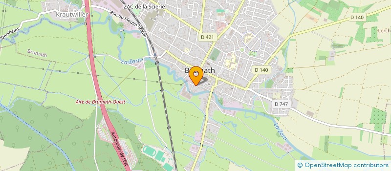 localisation de l'entreprise TSCHOLAK + SCHNURLE  BRUMATH