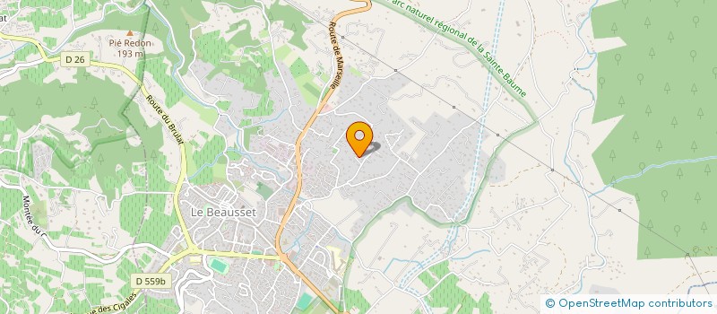 localisation de l'entreprise TSCM à LE BEAUSSET