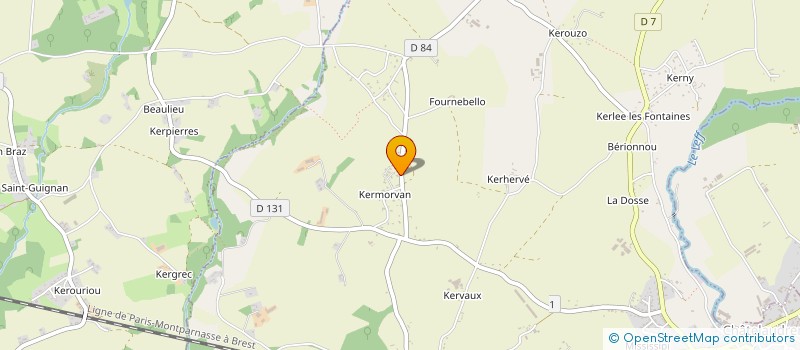 localisation de l'entreprise TSCP  CHATELAUDREN-PLOUAGAT