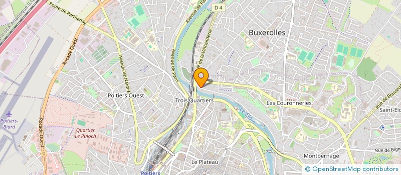 localisation de l'entreprise TSCVJ à POITIERS