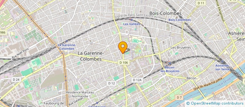 localisation de l'entreprise TSD à LA GARENNE-COLOMBES