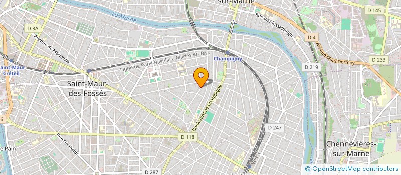 localisation de l'entreprise TSD HOLDING à SAINT-MAUR-DES-FOSSES