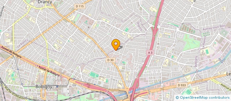 localisation de l'entreprise TSD TRANSPORT  BOBIGNY