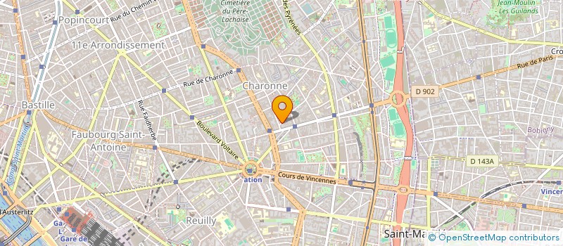 localisation de l'entreprise TSD TRANSPORTS à PARIS