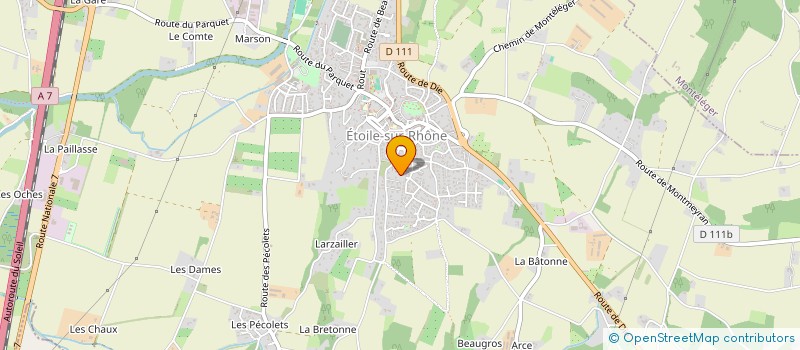 localisation de l'entreprise TSE  ETOILE-SUR-RHONE