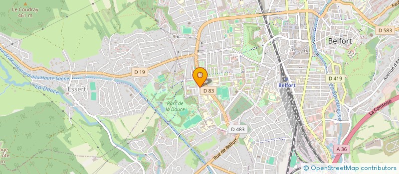 localisation de l'entreprise TSE à BELFORT