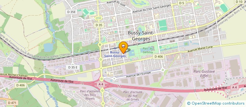 localisation de l'entreprise TSE EAIK  BUSSY-SAINT-GEORGES