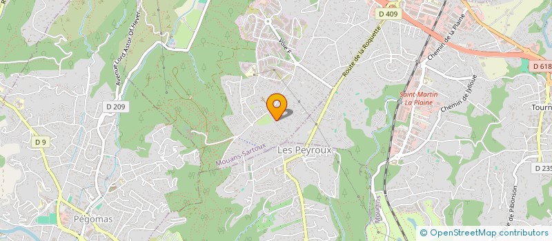 localisation de l'entreprise TSE INVESTISSEMENT à MOUANS-SARTOUX