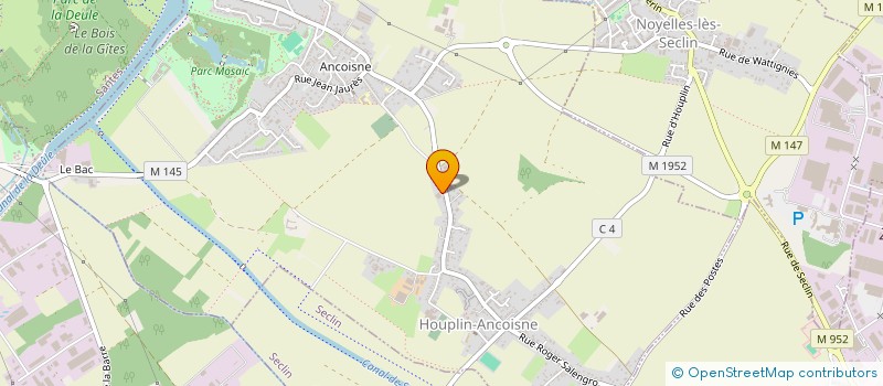 localisation de l'entreprise TSENA à HOUPLIN-ANCOISNE