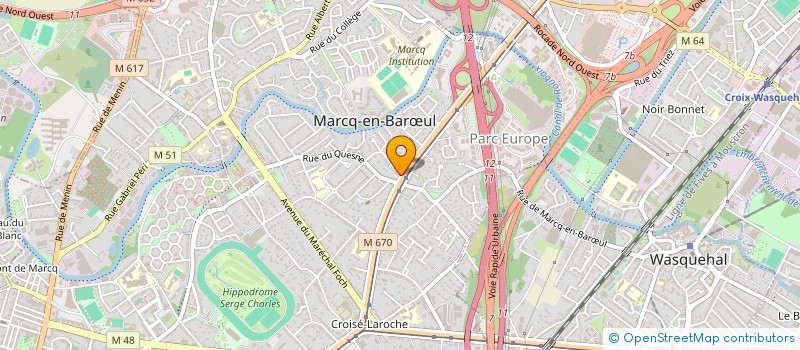 localisation de l'entreprise TSEROFIM à MARCQ-EN-BARŒUL