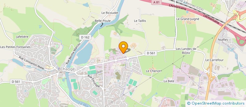 localisation de l'entreprise TSF BRETAGNE  CHANGE