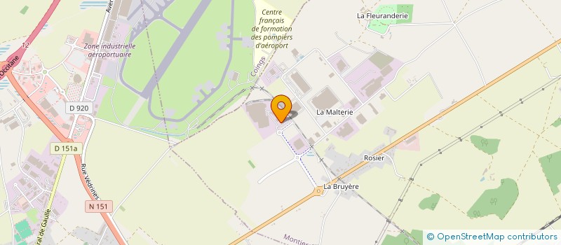 localisation de l'entreprise TSF DISTRIBUTION à MONTIERCHAUME