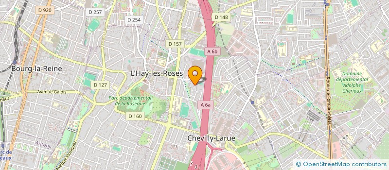 localisation de l'entreprise TSF OUEST  L'HAY-LES-ROSES