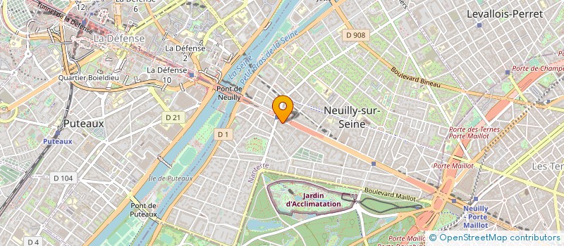 localisation de l'entreprise TSF PROD COMMUNIQ CONTRE UT à NEUILLY-SUR-SEINE
