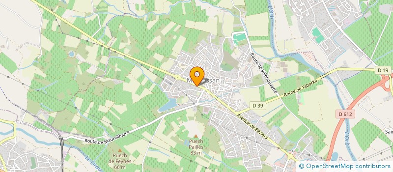 localisation de l'entreprise TSF34  MARAUSSAN