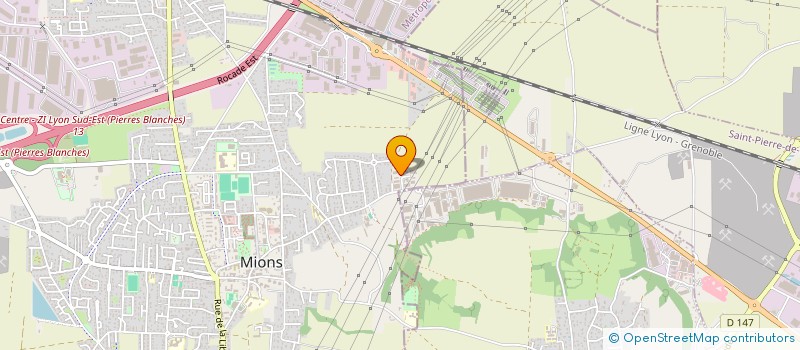 localisation de l'entreprise TSG  MIONS
