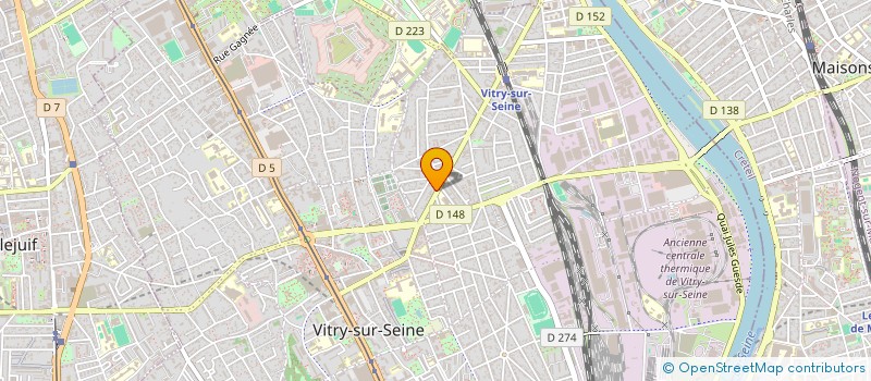 localisation de l'entreprise TSH à VITRY-SUR-SEINE