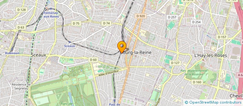 localisation de l'entreprise TSI à BOURG-LA-REINE