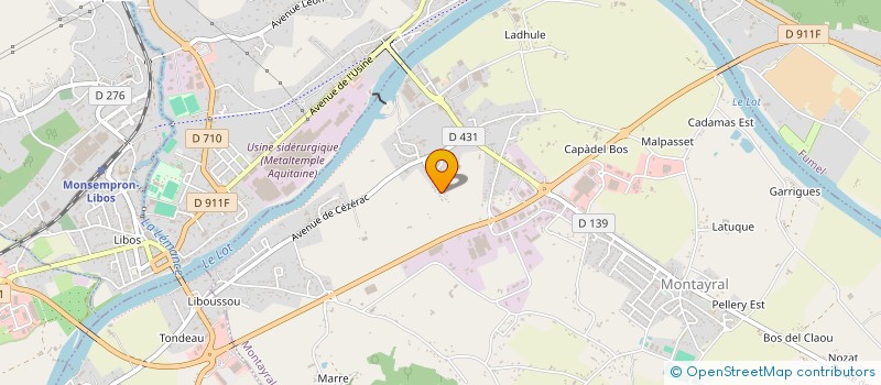 localisation de l'entreprise TSI  MONTAYRAL