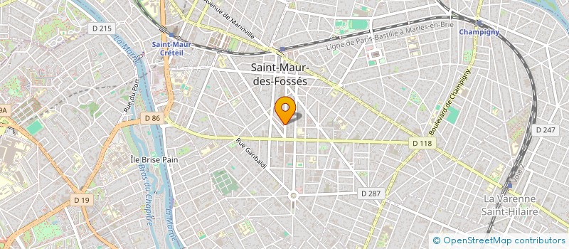 localisation de l'entreprise TSI-CONSULTING S.A.S  SAINT-MAUR-DES-FOSSES