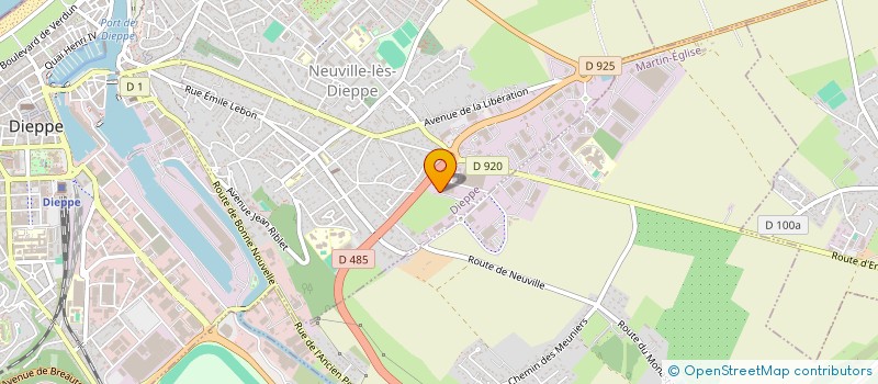 localisation de l'entreprise TSI INVESTISSEMENTS à DIEPPE