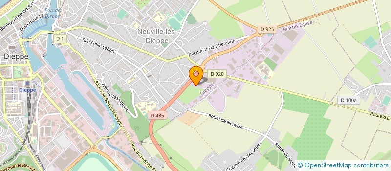 localisation de l'entreprise TSI NUCLEAIRE à DIEPPE