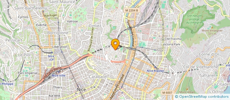 localisation de l'entreprise TSI PACA à NICE