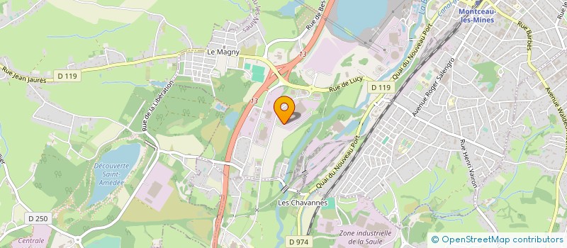 localisation de l'entreprise TSI PRODUCTION  MONTCEAU-LES-MINES