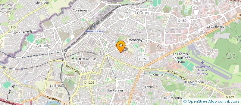 localisation de l'entreprise TSIHOARANA à ANNEMASSE