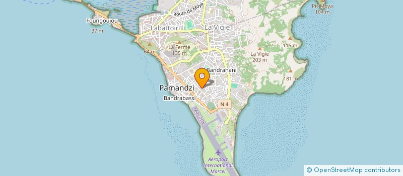 localisation de l'entreprise TSIMANA à PAMANDZI