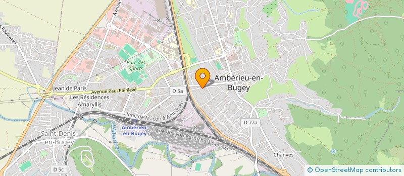 localisation de l'entreprise TSIONG-TSING ANNABELLE à AMBERIEU-EN-BUGEY