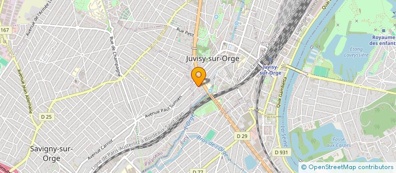 localisation de l'entreprise TSIS CONSULTING à JUVISY-SUR-ORGE