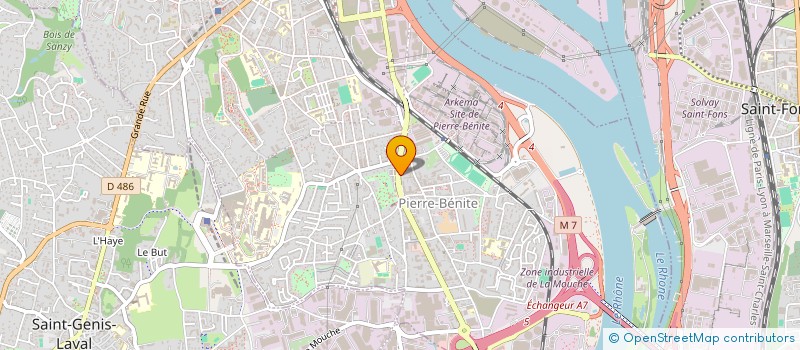 localisation de l'entreprise TSITY 5  OULLINS-PIERRE-BENITE