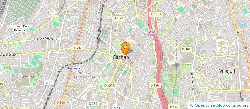 localisation de l'entreprise TSIVOLA TRANS à CACHAN