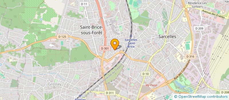 localisation de l'entreprise TSJA à SAINT-BRICE-SOUS-FORET