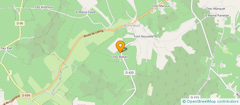 localisation de l'entreprise TSJM à BONNEUIL