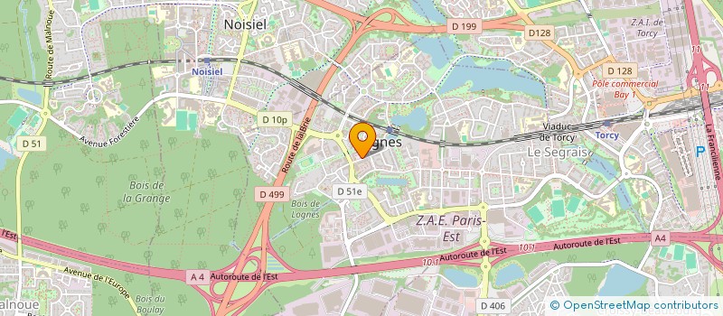 localisation de l'entreprise TSJVJ  LOGNES