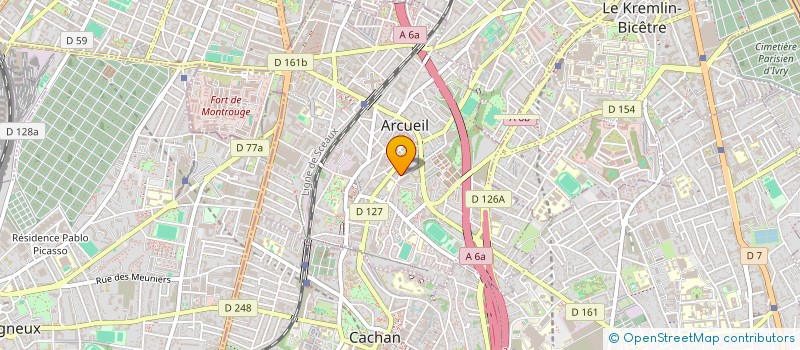 localisation de l'entreprise TSK à ARCUEIL