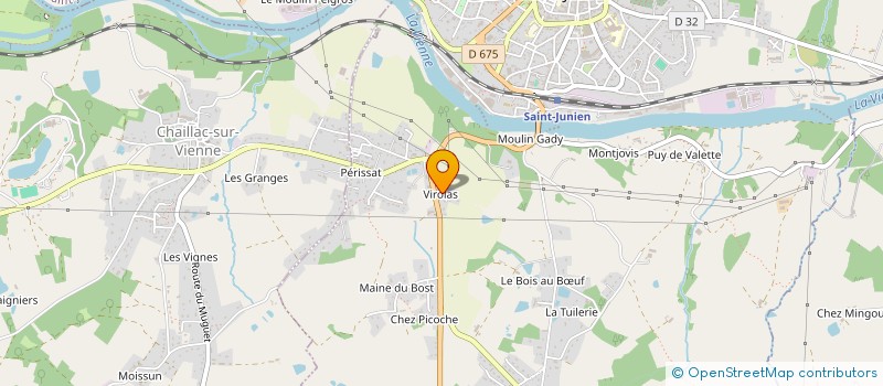 localisation de l'entreprise TSK 87 à SAINT-JUNIEN