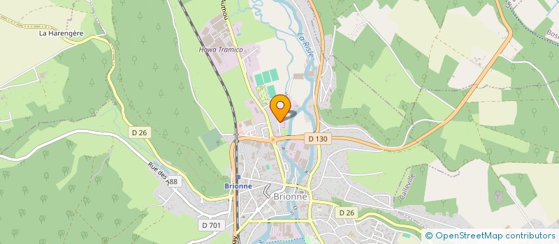 localisation de l'entreprise TSK  BRIONNE