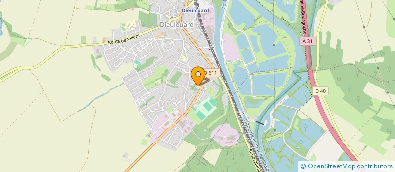 localisation de l'entreprise TSK MENUISERIES ET FERMETURES  DIEULOUARD