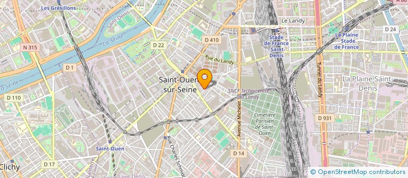 localisation de l'entreprise TSK MINI MARCHE à SAINT-OUEN-SUR-SEINE