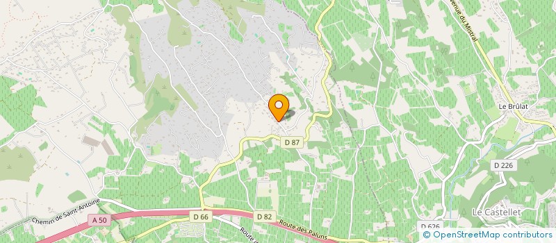 localisation de l'entreprise TSK TRANSITIONS  LA CADIERE-D'AZUR