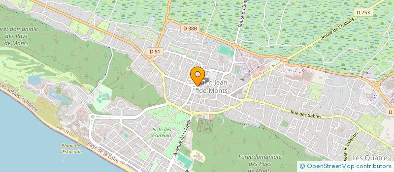 localisation de l'entreprise TSL  SAINT-JEAN-DE-MONTS